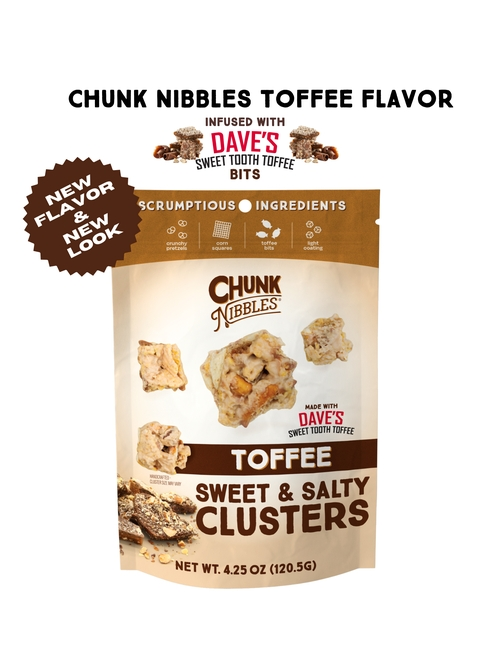 CHUNK NIBBLES 4.25 OZ TOFFEE