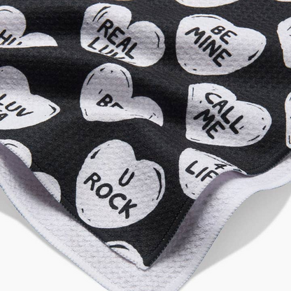 GEOMETRY BFF HEARTS TEA TOWEL