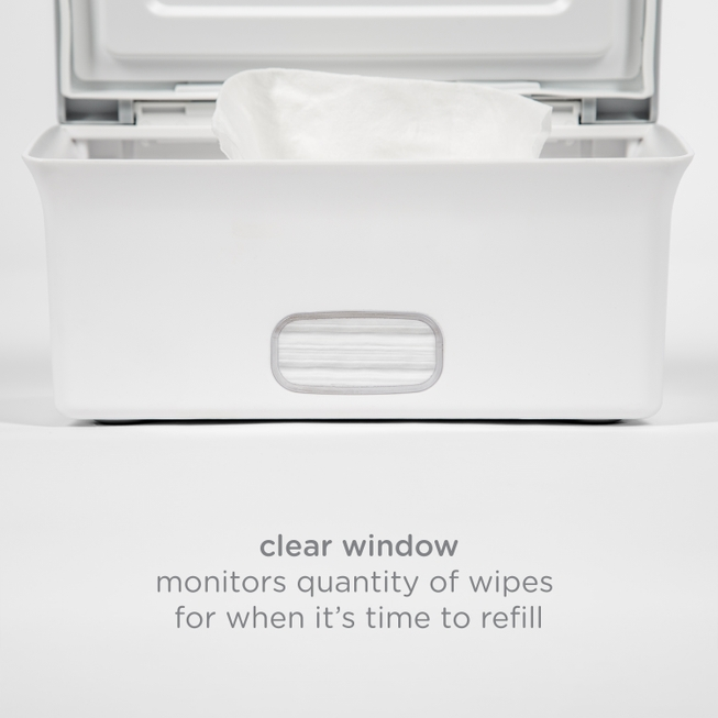 GRAY WIPES DISPENSER