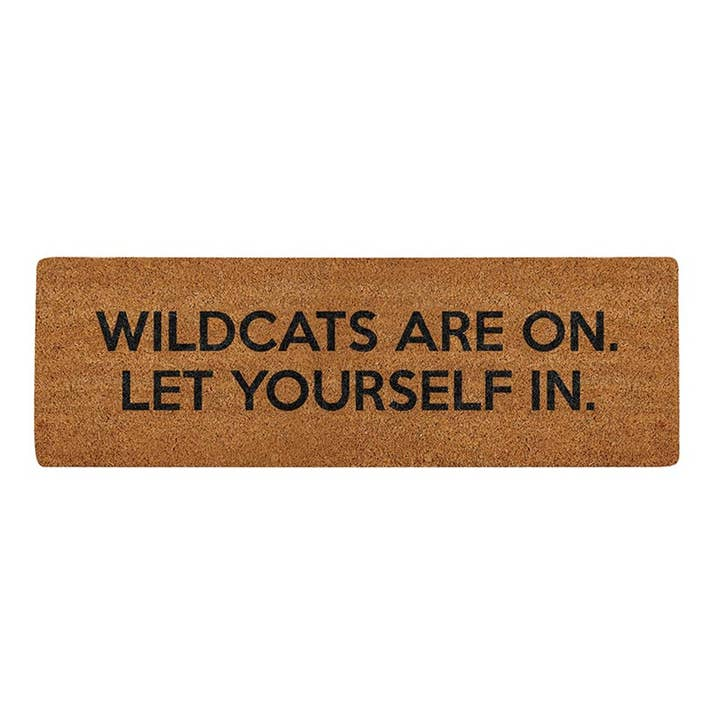 WILDCATS ARE ON DOOR MAT