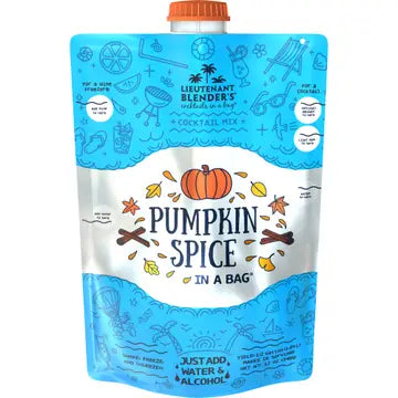 Lieutenant Blender's Pumpkin Spice in A Bag® Cocktail / Mocktail Slushie Mixer