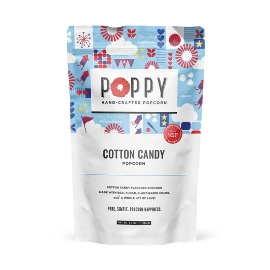 Poppy Cotton Candy Popcorn
