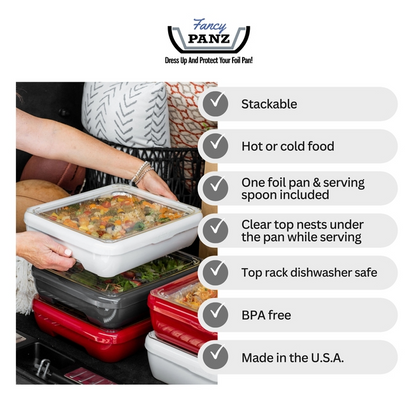 PREMIUM SET - PAN FRAME W/ LID & HOT/COLD GEL PACK - MARBLE