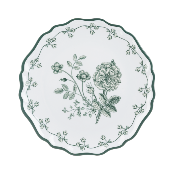 Green Botanical Salad Plate (4 pc. set)