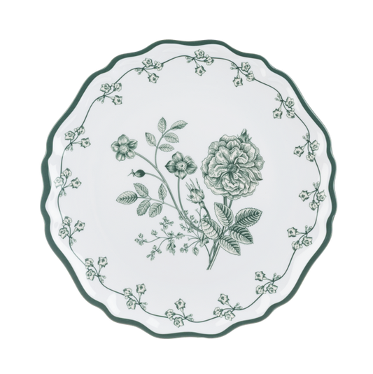 Green Botanical Salad Plate (4 pc. set)