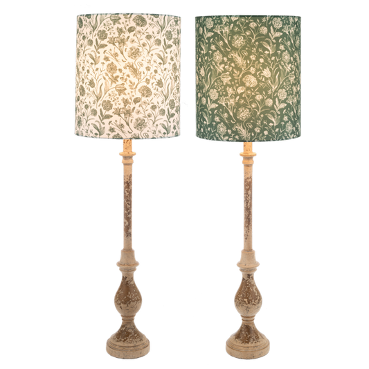 Green Botanical Buffet Lamp 40W Max