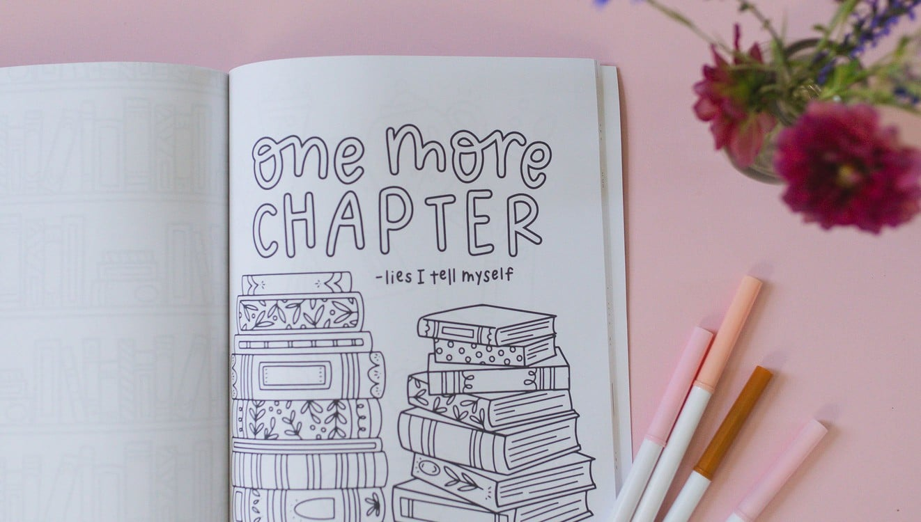 PIPPI POST COLORING BOOK FOR BOOK LOVERS