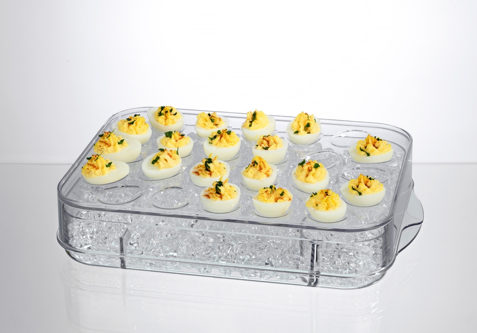 CHARCUTERIE ON ICE/DEVILLED EGGS ON ICE