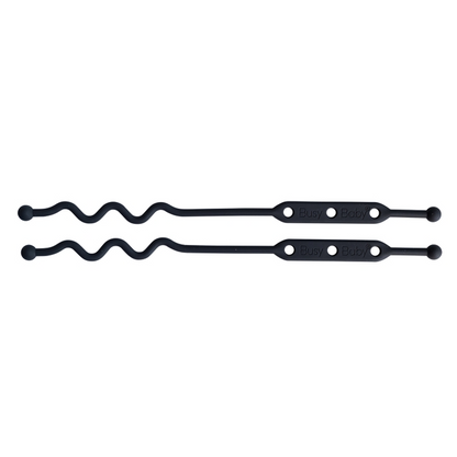 BLACK BUSY BABY EXTRA TETHERS - 2 PACK