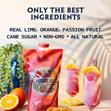Lieutenant Blender's Hurricane in A Bag® Cocktail / Mocktail Slushie Mixer