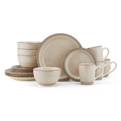 PFALTZGRAFF SADIE CREAM 16 PIECE DINNERWARE SET