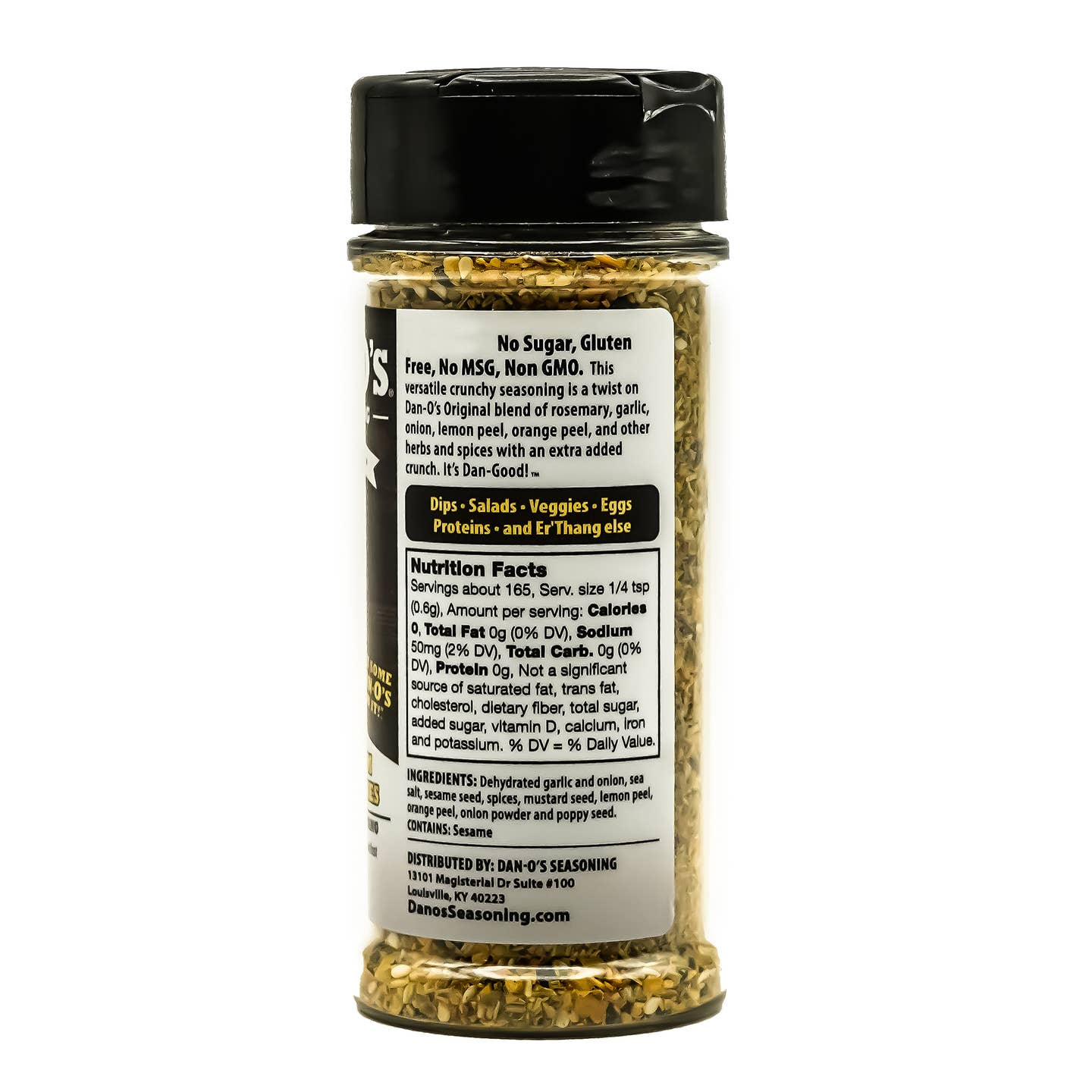 Dan-O's Crunchy Seasoning - 3.5 oz Bottle