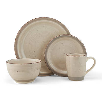 PFALTZGRAFF SADIE CREAM 16 PIECE DINNERWARE SET