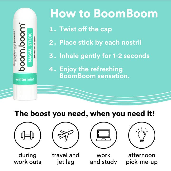 BOOM BOOM NASAL STICK - WINTERMINT