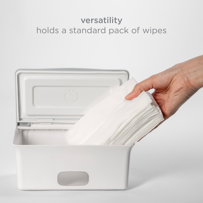 GRAY WIPES DISPENSER