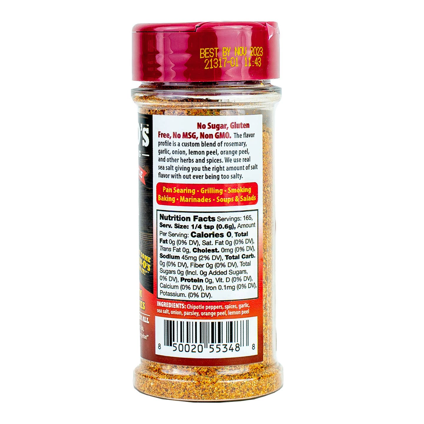 Dan-O’S Chipotle Seasoning - 3.5 oz Bottle