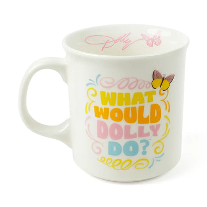 Dolly Parton Mug, What Would Dolly Do?, 16-Ounce Ceramic