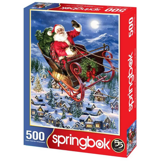 SPRINGBOK PUZZLE 500 PIECE DELIVERING CHRISTMAS