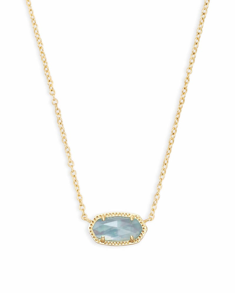 KENDRA SCOTT ELISA LIGHT BLUE ILLUSION NECKLACE