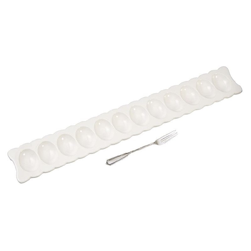 Mud Pie Deviled Egg Long Tray Set