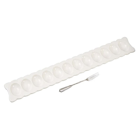 Mud Pie Deviled Egg Long Tray Set