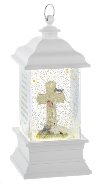LED Light Up Shimmer Child Prayer Lantern
