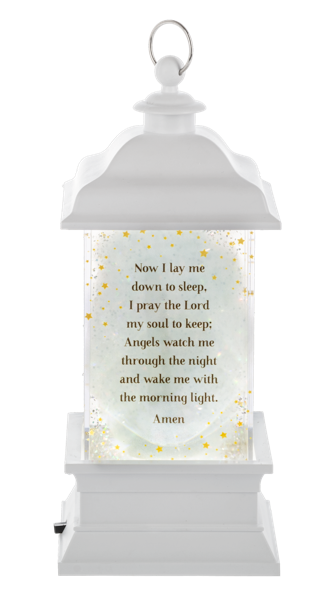 LED Light Up Shimmer Child Prayer Lantern