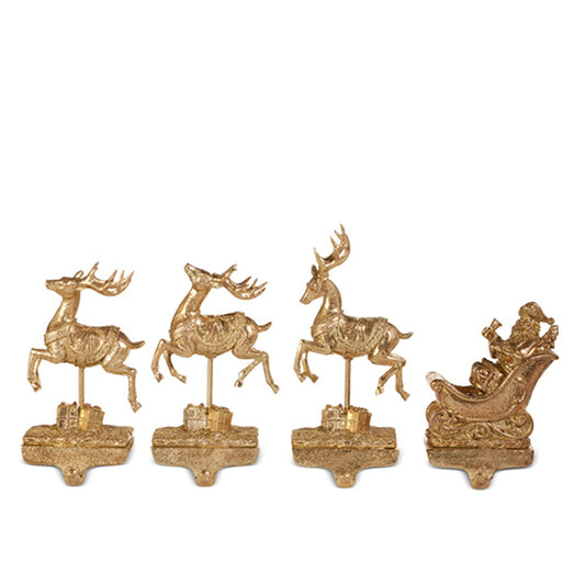 10.5 Santa and Reindeer Stocking Holders