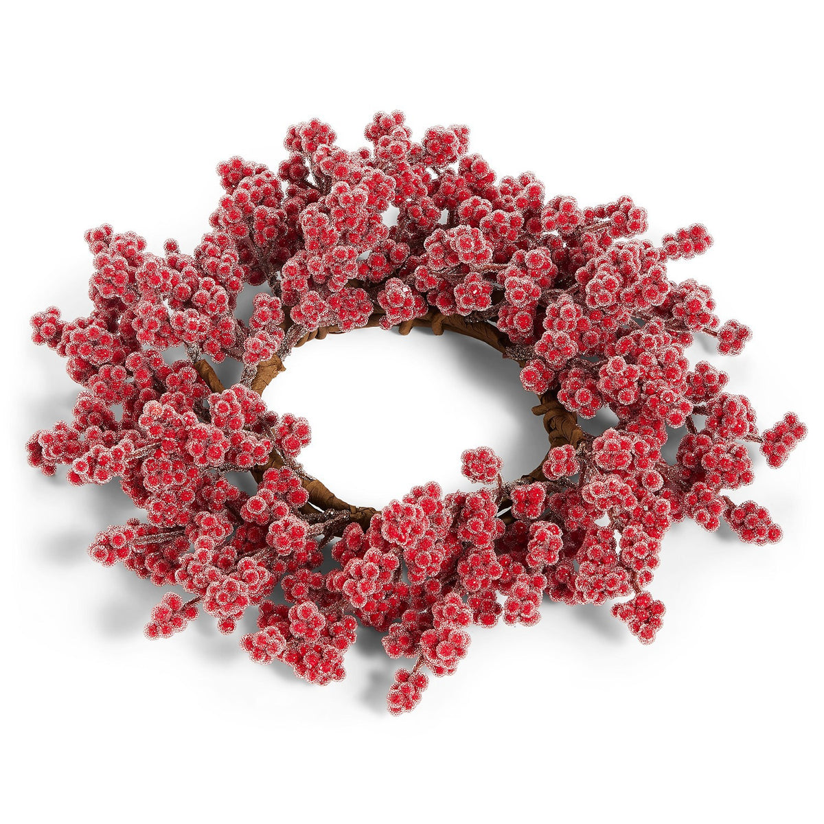 4.25 Iced Red Berry Candle Ring
