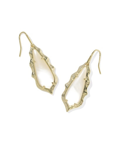 KENDRA SCOTT ADRIANA SCALLOP FRAME DROP EARRINGS