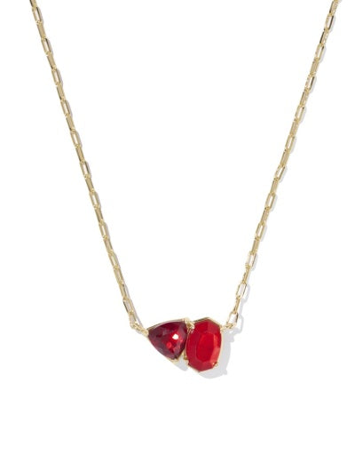 KENDRA SCOTT TATUM SHORT PENDANT NECKLACE JULY