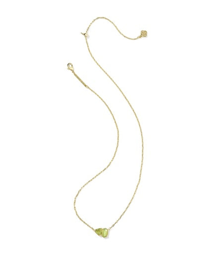 KENDRA SCOTT TATUM SHORT PENDANT NECKLACE AUGUST