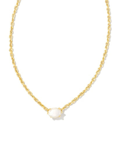 KENDRA SCOTT CAILIN CRYSTAL PENDANT NECKLACE JUNE