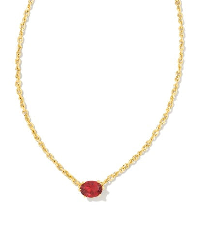 KENDRA SCOTT CAILIN CRYSTAL PENDANT NECKLACE JULY