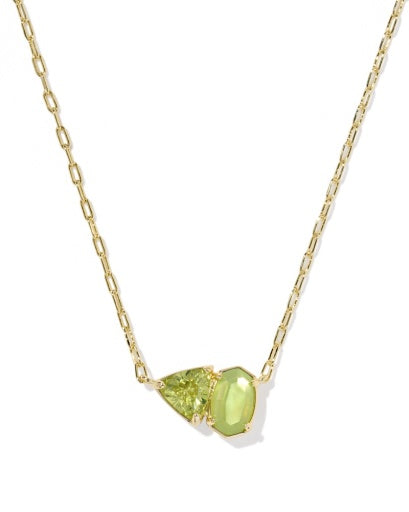 KENDRA SCOTT TATUM SHORT PENDANT NECKLACE AUGUST