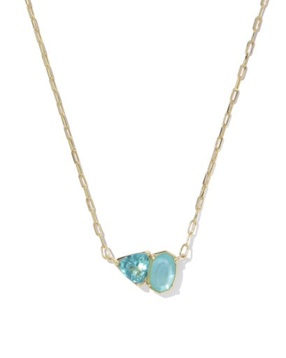 KENDRA SCOTT TATUM SHORT PENDANT NECKLACE DECEMBER