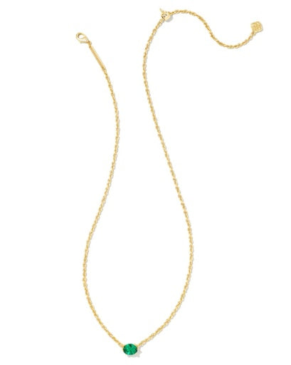 KENDRA SCOTT CAILIN CRYSTAL PENDANT NECKLACE MAY