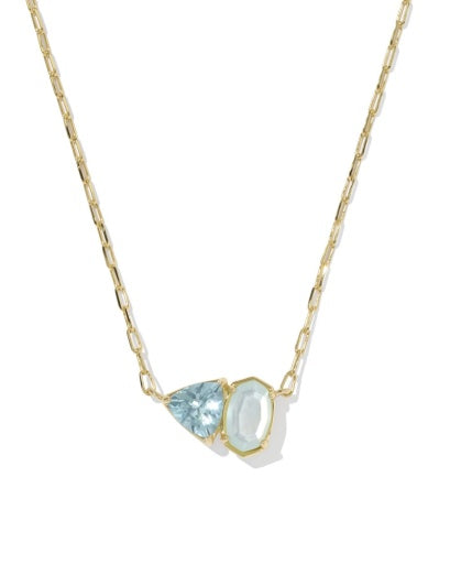 KENDRA SCOTT TATUM SHORT PENDANT NECKLACE MARCH