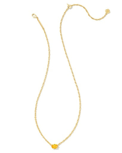 KENDRA SCOTT CAILIN CRYSTAL PENDANT NECKLACE NOVEMBER