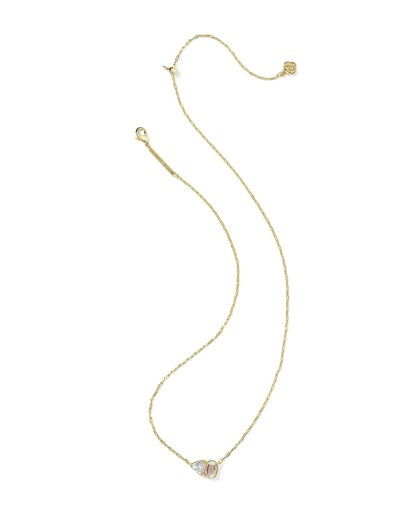 KENDRA SCOTT TATUM SHORT PENDANT NECKLACE APRIL