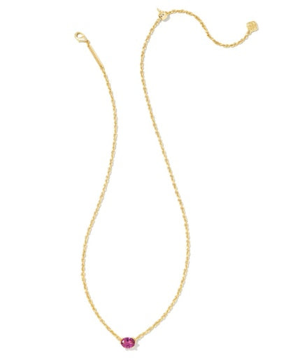 KENDRA SCOTT CAILIN CRYSTAL PENDANT NECKLACE FEBRUARY