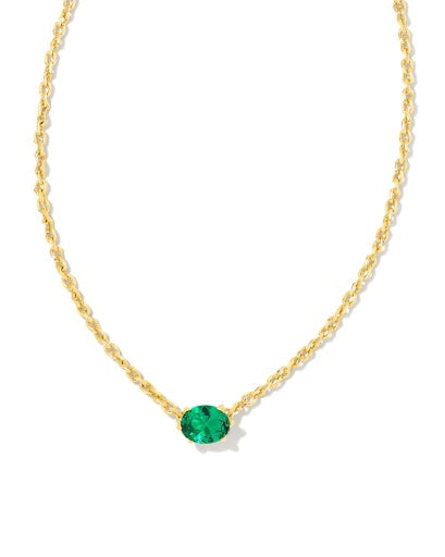 KENDRA SCOTT CAILIN CRYSTAL PENDANT NECKLACE MAY
