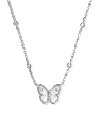 KENDRA SCOTT CAILEY BUTTERFLY SHORT PENDANT NECKLACE