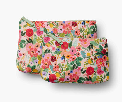 RIFLE PAPER CO. ZIPPERED POUCH SET