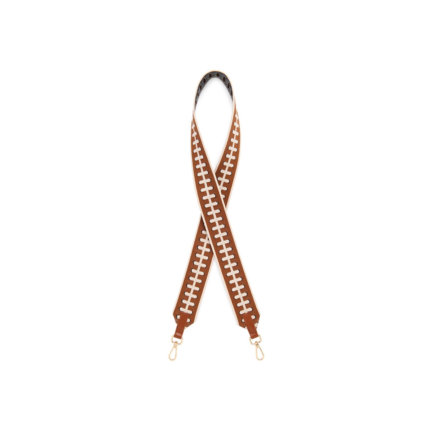 FOOTBALL LACE STRAP,BROWN