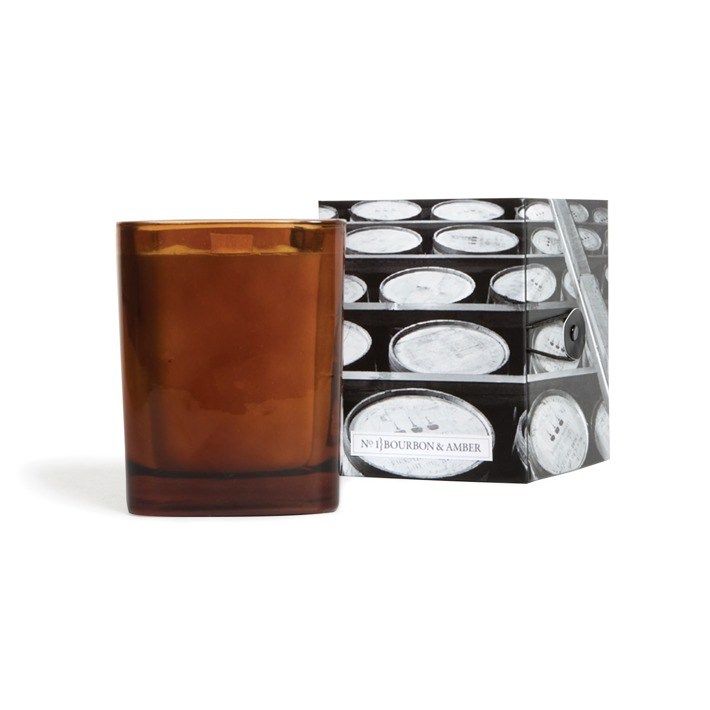 MDW Bourbon & Amber Square Amber Candle