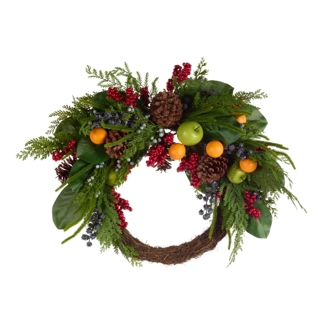 29" Mixed Fruit Wreath