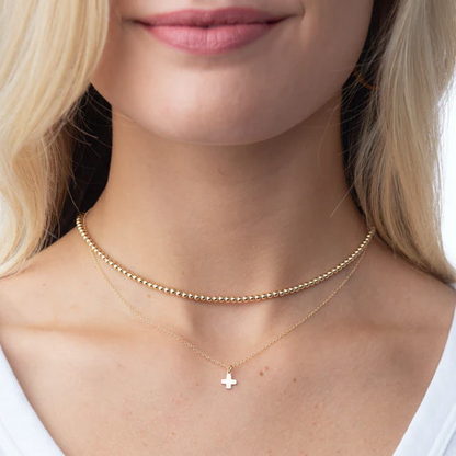 ENEWTON 17” CLASSIC GOLD CHOKER 3MM BEAD