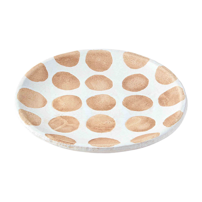 MUDPIE FILLED WHITE TERRA PLATTER