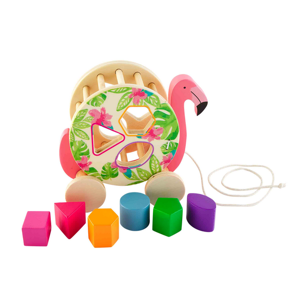 MUDPIE FLAMINGO SAFARI SHAPE SORTER